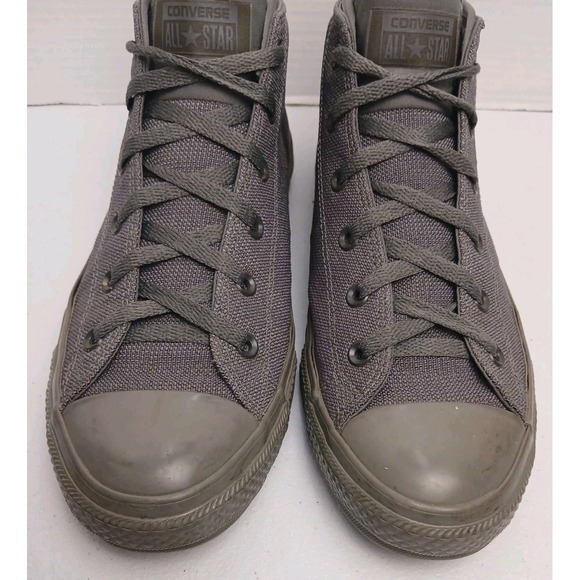 Converse All Star Syde Street High Top Sneaker 155491C Grey/Black Mens 11 #1557 - Picture 3 of 11